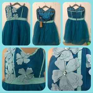 Blue Rain Formal Dress